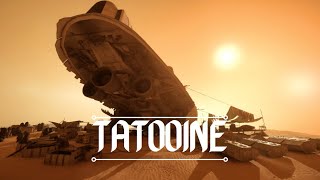 Star Wars Ambience  Tatooine  Dune Sea calming winds no music [upl. by Jarrow]