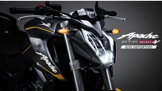 Finally Tvs Apache RTR 200 4v New model Bs7 2024💥Update amp ChangesUpcoming Tvs Apache RTR 200 4v [upl. by Asilav]