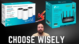 Which WiFi Setup Do You Need Router vs Mesh WiFi  WiFi 6E [upl. by Nomahs]