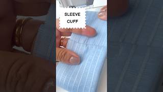 A simple fold and stitch that creates a sleeve cuff [upl. by Serg814]