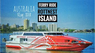 Ferry Ride to Rottnest Island Australia  Rottnest Express Ship Tour  Perth To Island [upl. by Eelah]