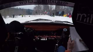 Csáthy M Janovich R Lada VFTS 2022 Winter Rally Covasna SS3 [upl. by Hammel]