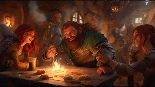 Beautiful Medieval Fantasy Tavern Medieval Inn  Fantasy Music and Ambience Cozy [upl. by Anayik]