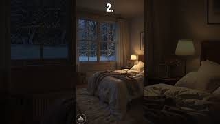 Which Cozy Snowy Bedroom Would You Choose ❄️ shorts aesthetic snow bedroom cozy viralshorts [upl. by Barncard]