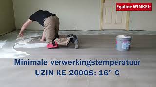 Werken met Uzin 2000s Egalinewinkelnl [upl. by Guyon593]