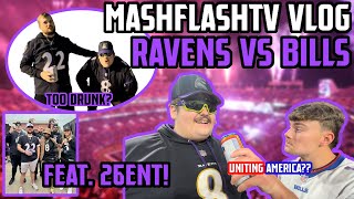 Ravens vs Bills Vlog BLACKOUT EDITION GONE WRONG [upl. by Anilrac]