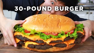 I Made A Giant 30Pound Burger [upl. by Reivaz]