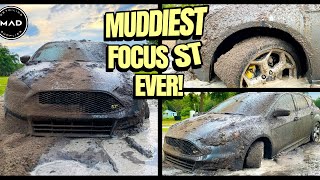 Deep Cleaning The Muddiest Ford Focus ST EVER  Insane Satisfying Disaster Detail Transformation [upl. by Sofie]