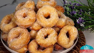 ROSQUILLAS CON SOLO 6 INGREDIENTES Las rosquillas son la merienda perfecta para compartir  DULCES [upl. by Cordeelia]