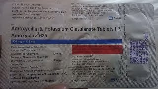 Amoxycillin and potassium clavulanate tablets ip 625 in hindiamoxyclav 625 tablet uses in hindi [upl. by Agathe]