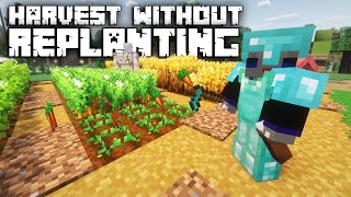 Best Farming Mod in Minecraft Right Click Harvest Guide [upl. by Procora575]