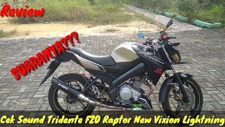 REVIEW  CEK SOUND KNALPOT RACING TRIDENTE F20 RAPTOR V4  3 TECH RACING EVOLUTION [upl. by Masson]