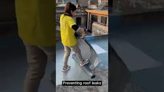 How to use aluminum foil butyl tape repair plant cracks waterproof fireproof thermal insulation [upl. by Leorsiy324]