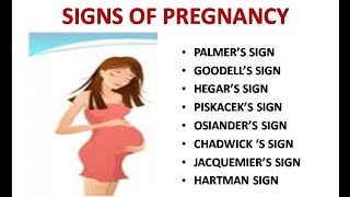 Clinical Sign in Pregnancy [upl. by Etana848]