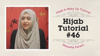 Hijab Tutorial  Natasha Farani 46 ​​​ How to Beauty [upl. by Siramaj]