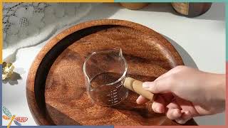 Measuring Cup With Wooden Handle 75ml [upl. by Aiasi]