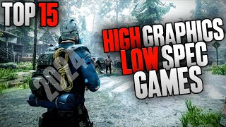 TOP 15 HIGH GRAPHIC GAMES FOR LOW END PC NO GRAPHICS CARD [upl. by Asirral]