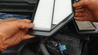 Honda CRV Air Filter replacement Mk3 2007 22 ctdi [upl. by Dinny511]