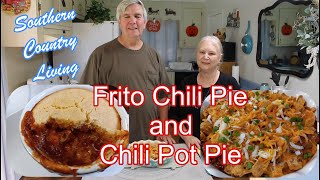 Frito Chili Pie and Chili Pot Pie [upl. by Esina816]