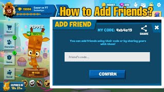 HOW TO ADD FRIENDS JOIN TEAM amp ROOM ON ZOOBA EXPLAINED [upl. by Elbertina512]