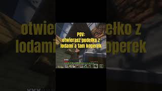 POV otwierasz pudełko z lodami a tam… minecraft minecraftpl zabawne shorts short shortvideo [upl. by Fari62]