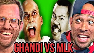 Gandhi vs Martin Luther King Jr Epic Rap Battles of History REACTION [upl. by Linkoski827]