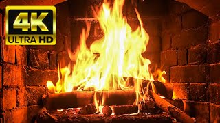 4K Fireplace 🔥 🔥 🔥 Relaxing fireplace and crackling fireplace easy to sleep cozy fire 5 [upl. by Nrevel]