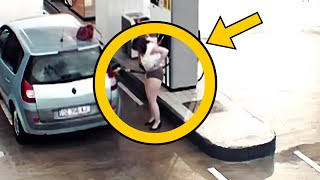 Woman Intentionally Makes Gas Errors Every Week Owner Call the Cop [upl. by Dnomsed318]