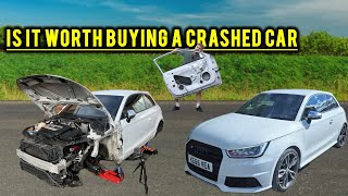 IS IT WORTH BUYING A CRASHED DAMAGED CAR IN 2024 [upl. by Zarla632]