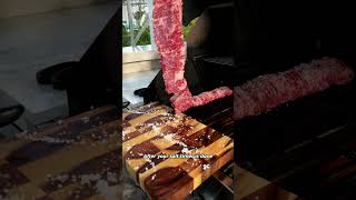 How to cook the perfect outside skirt steak with August Steak Salt [upl. by Llerrej]