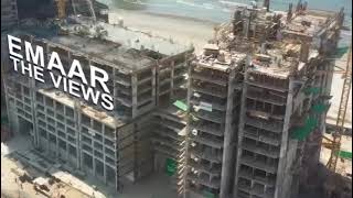 Construction Updates The Views Emaar Oceanfront Karachi [upl. by Ennaegroeg851]