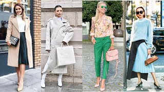 MODA TENDENCIA OTOÑO INVIERNO OUTFITS BONITOS BÁSICOS PARA MUJERES GUAPÍSIMAS MODA TENDENCIA [upl. by Adnohsirk356]