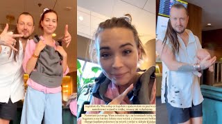 SANDRA KUBICKA ❗ NA LOTNISKU ❗ PIERWSZE WAKACJE ✈️ [upl. by Haik]