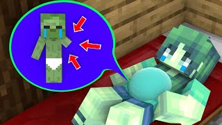 BABY ZOMBIE IS SO SAD  Sad Story  Minecraft Animation [upl. by Asit]