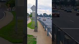 Walking over Tacony Palmyra Bridge pt3 [upl. by Studnia]