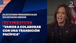 🇺🇸 Habla Kamala Harris tras el triunfo de Donald Trump  DNews [upl. by Kra]