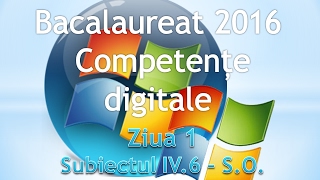 Competente digitale 2016  Ziua 1  Sisteme de operare [upl. by Naerda]