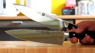 Zwilling Pro VS Wusthof Ikon Classic Chefs Knife  Zwilling J A Henckels [upl. by Nitsuga149]