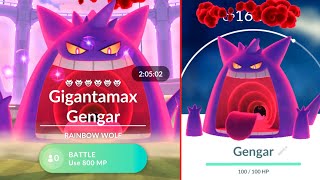 New Debut Gigantamax Gengar Raid is Live Pokemon GO [upl. by Esile]