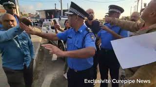 Altercations entre les policiers et des manifestants à Résidence Malherbes [upl. by Bunny]