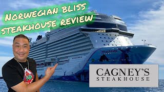 Cagneys steakhouse on the norwegian Bliss cruiseship [upl. by Ober570]