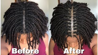 How to Interlock Locs  VERY Detailed Tutorial [upl. by Nalad]