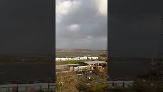 Storm Eunice in The Netherlands 18 February 2022  Part 1 shorts [upl. by Ellertnom]