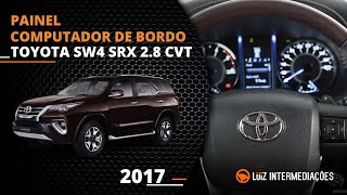 Painel  Computador de Bordo  TOYOTA SW4 SRX 28 CVT 2017 [upl. by Posner]