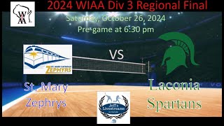 TBD at Laconia WIAA Div 3 Regional Final 102624 [upl. by Renfred]