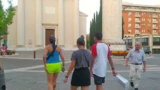 PORDENONE ITALY 2022 SUMMER WALKING TOUR 4K [upl. by Pettifer]