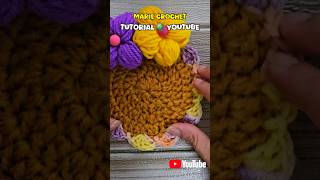 🍃⚘️Crochet Coaster⚘️🍃mariecrochett youtuber crochet craft ideas [upl. by Wellington]