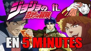 JoJos Bizarre Adventure Arc 1 EN 5 MINUTES ft Bob Lennon  RE TAKE [upl. by Nywnorb572]