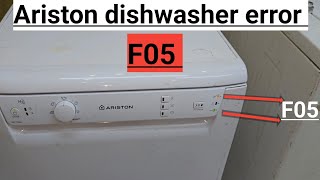 Ariston dishwasher error F05homeappliance washingmachineservicekesekareathome [upl. by Naharba]