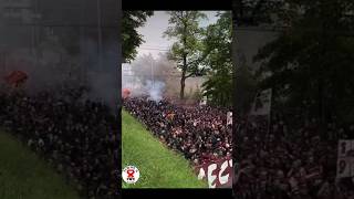 LIVE Servette Fans in Bern before Swiss Cup Final match against Lugano 🤎  020624 [upl. by Braswell]